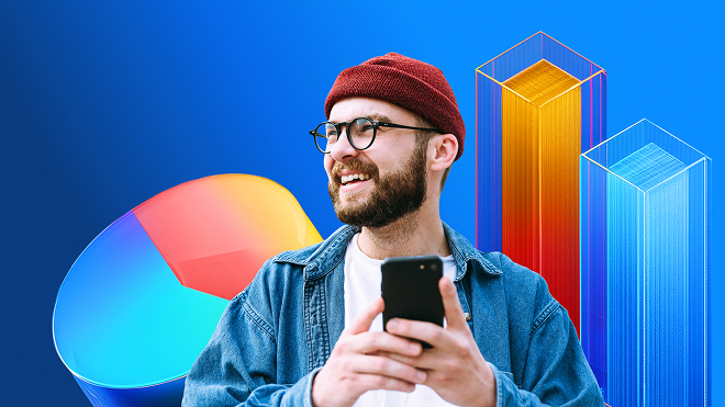 Cover of the Statista+ whitepaper “B2B Content Marketing Trend Study” on artificial intelligence, AI Search & more